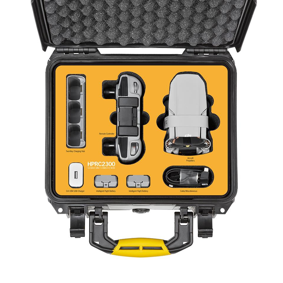 HPRC Cases - Hard Case for DJI Mini 2 Fly More Combo HPRC2300