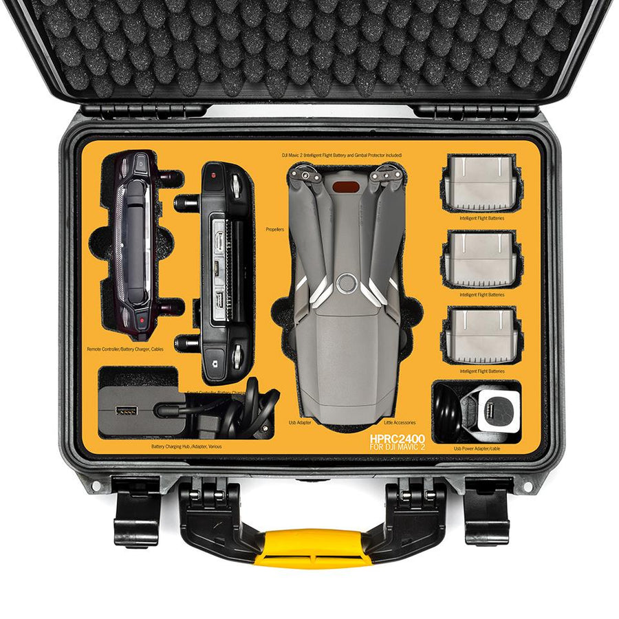 HPRC Cases - Hard Case for DJI Mavic 2 w/Smart Controller HPRC2400 – Image 3 | DroneNerds