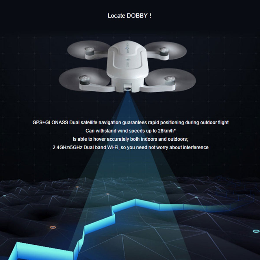 ZEROTECH Dobby Pocket Selfie Drone FPV With HD Camera Mini RC Quadcopter – Image 6 | DroneNerds