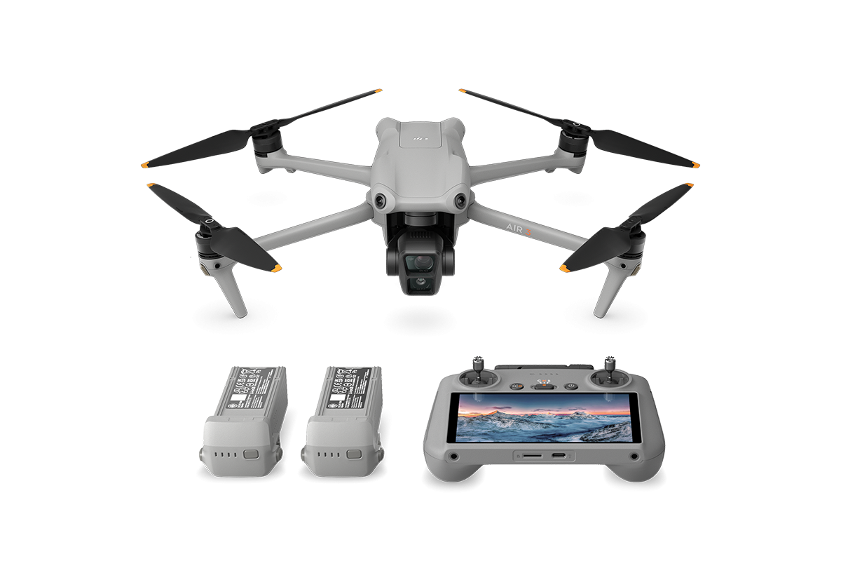 DJI Air 3 Fly More Combo Advanced All-Around Drone with Dual Cameras (DJI RC 2)