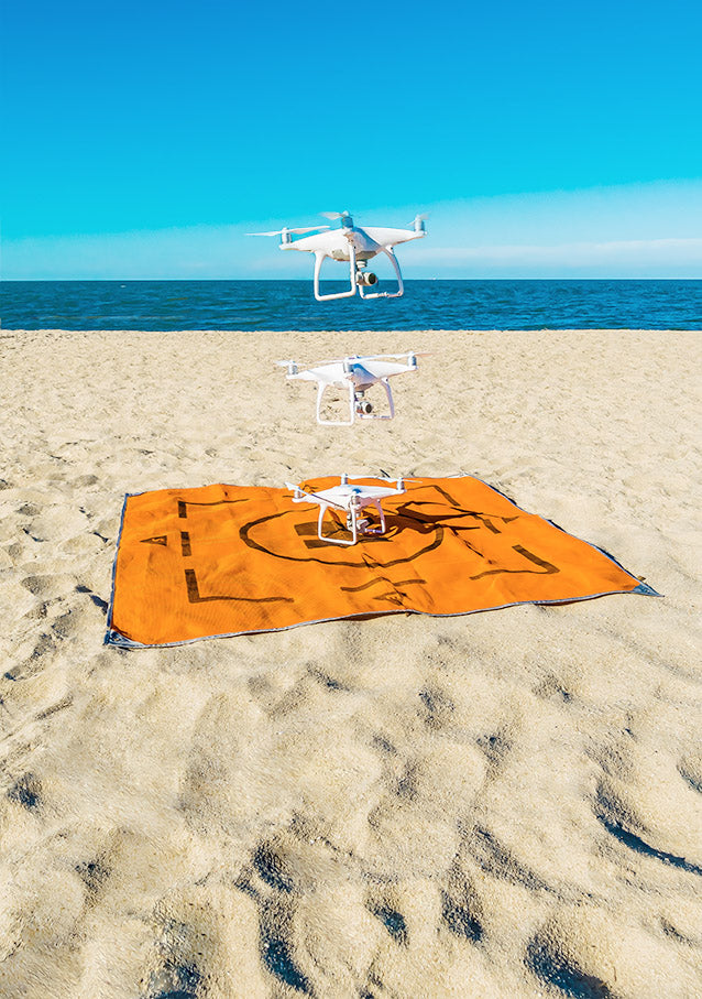 CGear 6' x 6' Orange Drone Landing Pad Mat