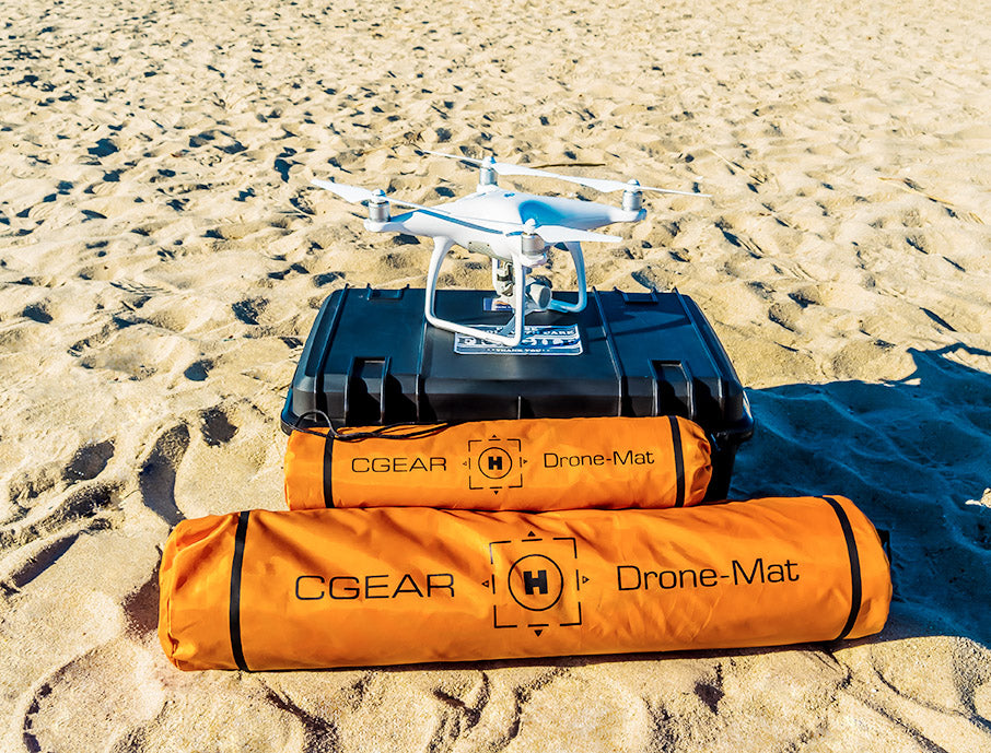 CGear 3' x 3' Orange Drone Landing Pad Mat