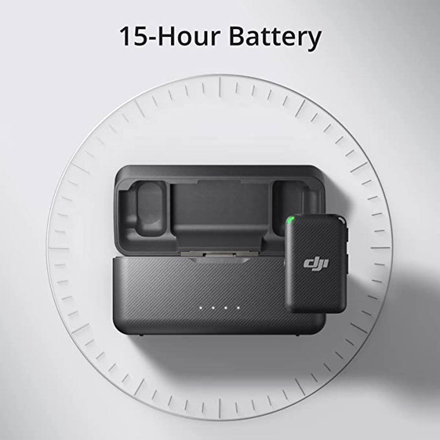 DJI Mic (2TX+1RX+Charging Case) Microphone 250m (820 ft.) Range 15-Hour Battery – Image 5 | DroneNerds