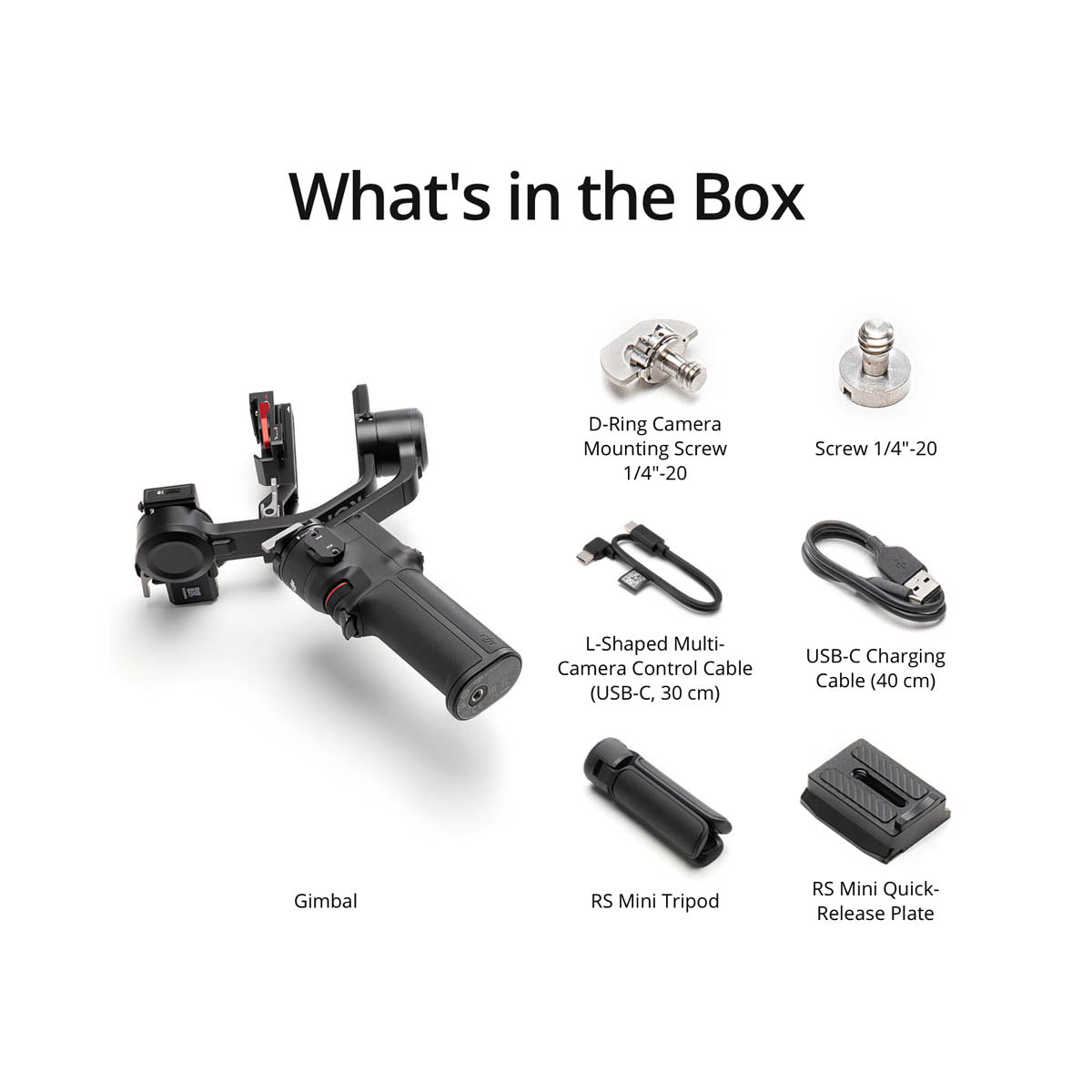 DJI RS 3 Mini Gimbal Stabilizer for Camera 2 kg (4.4 lbs) Tested Payload