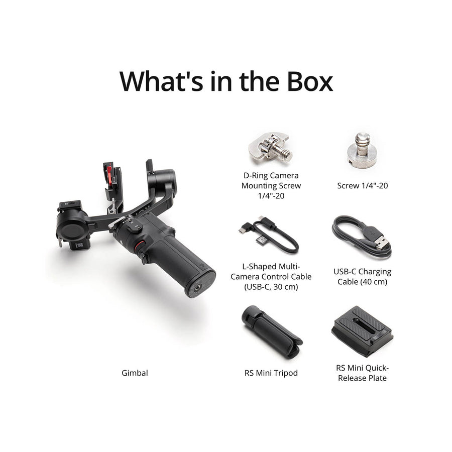 DJI RS 3 Mini Gimbal Stabilizer for Camera 2 kg (4.4 lbs) Tested Payload – Image 5 | DroneNerds