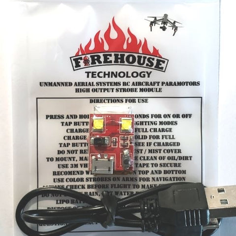 Firehouse Tech Dual 2 Cree LED Strobe - White