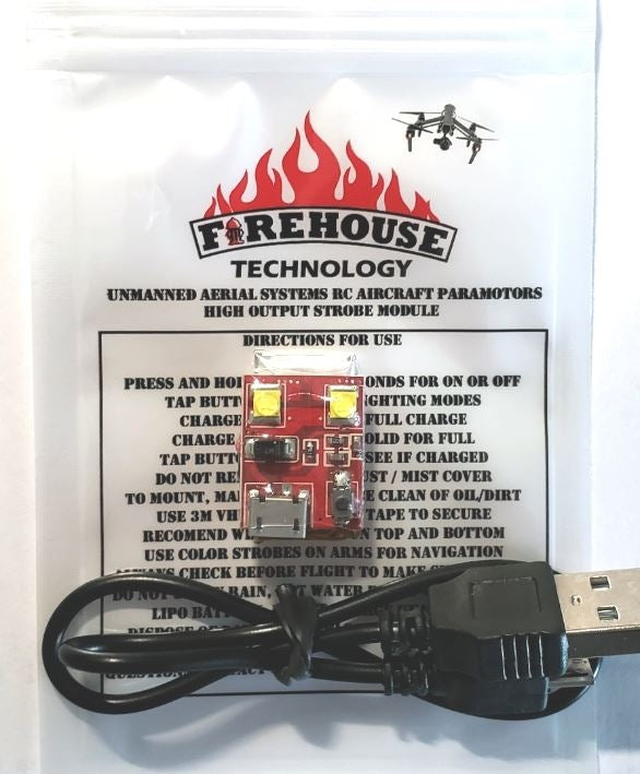 Firehouse Tech Dual 2 Cree LED Strobe - White