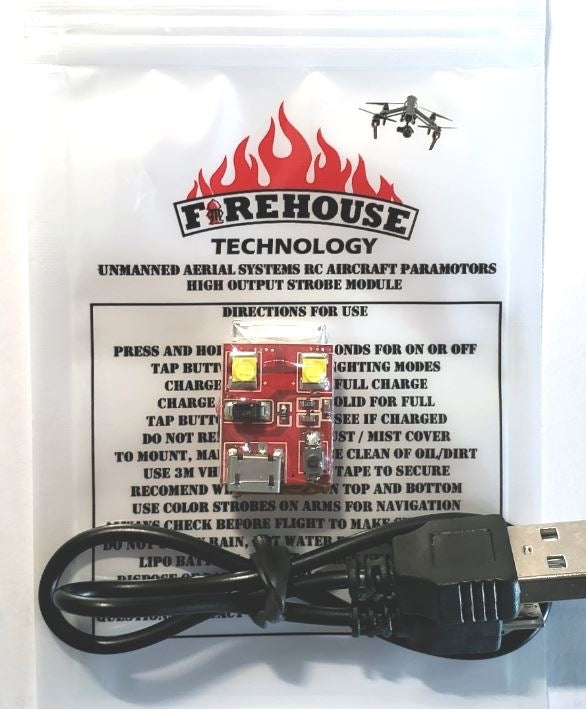 Firehouse Tech Dual 2 Cree LED Strobe - Green
